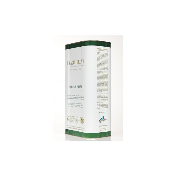 "Aceites Cazorla" Aceite Oliva Virgen Extra Variedad Picual. Lata 2.5L